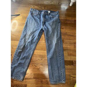 Vintage Orange Tab Levis 505 Jeans Light Blue 1980ish Men's 38 / 29